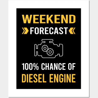 Weekend Forecast Diesel Engine Posters and Art